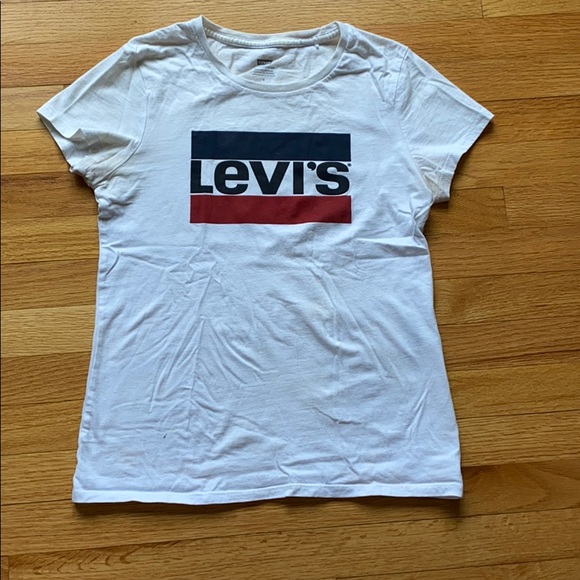Levi's Tops - Levi’s Red and Blue Logo T-Shirt
